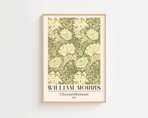 William Morris - Chrysanthemum Plakat - 21 x 29.7 cm (A4) - Nellastore