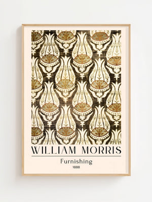William Morris - Furnishing Plakat - 21 x 29.7 cm (A4) - Nellastore