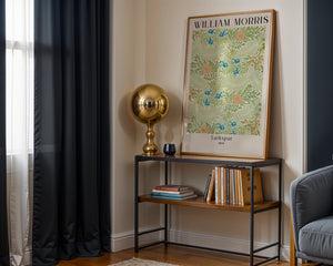 William Morris - Larkspur Plakat - 21 x 29.7 cm (A4) - Nellastore