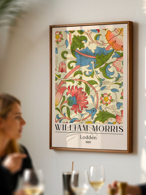William Morris - Lodden Plakat - 21 x 29.7 cm (A4) - Nellastore