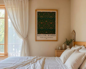 William Morris - Violet and Columbine Plakat - 21 x 29.7 cm (A4) - Nellastore