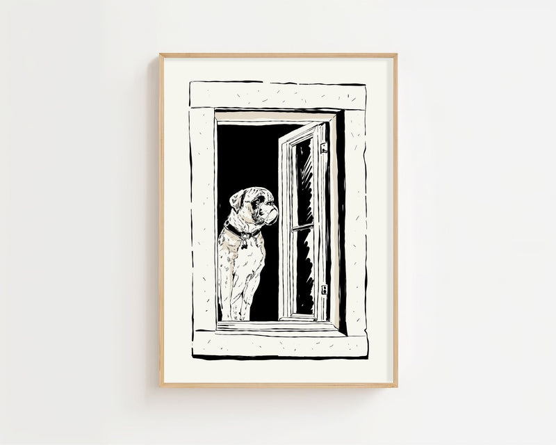 Window Watcher Plakat - 21 x 29.7 cm - Nellastore