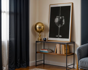 Wine Glass Disco Plakat - 21 x 29.7 cm (A4) - Nellastore