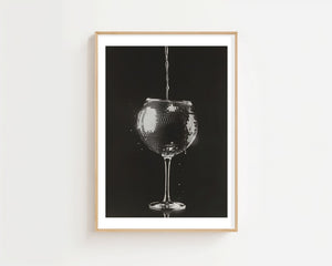Wine Glass Disco Plakat - 21 x 29.7 cm (A4) - Nellastore