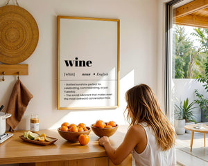 Wine Plakat - 21 x 29.7 cm (A4) - Nellastore