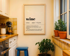 Wine Plakat - 21 x 29.7 cm (A4) - Nellastore