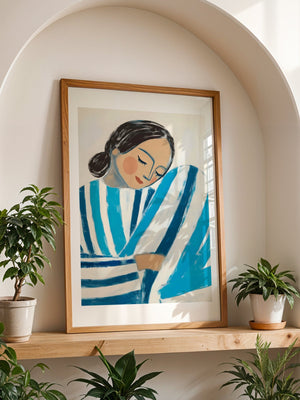 Wrapped In Thought Plakat - 21 x 29.7 cm (A4) - Nellastore