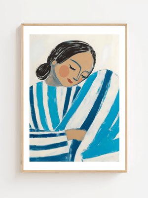 Wrapped In Thought Plakat - 21 x 29.7 cm (A4) - Nellastore