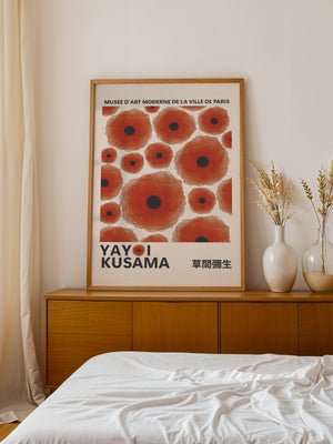 Yayoi Kusama - Abstract Dot Poster Plakat - 21 x 29.7 cm - Nellastore