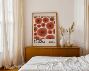 Yayoi Kusama - Abstract Dot Poster Plakat - 21 x 29.7 cm - Nellastore