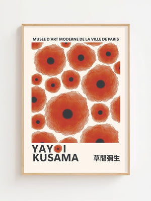 Yayoi Kusama - Abstract Dot Poster Plakat - 21 x 29.7 cm - Nellastore