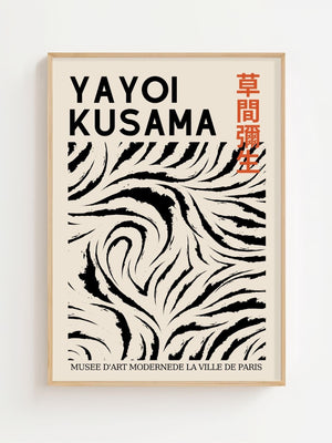 Yayoi Kusama - Abstract Ink Flow Plakat - 21 x 29.7 cm (A4) - Nellastore