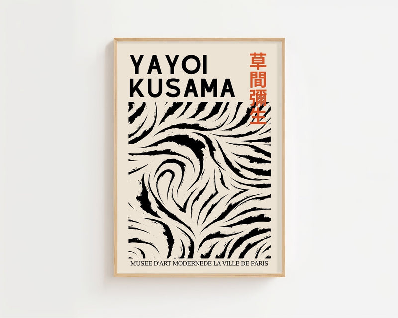 Yayoi Kusama - Abstract Ink Flow Plakat - 21 x 29.7 cm (A4) - Nellastore