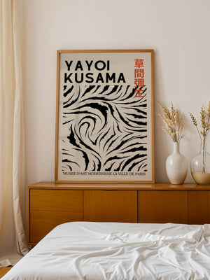 Yayoi Kusama - Abstract Ink Flow Plakat - 21 x 29.7 cm (A4) - Nellastore