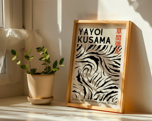Yayoi Kusama - Abstract Ink Flow Plakat - 21 x 29.7 cm (A4) - Nellastore