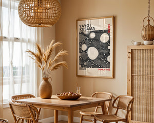 Yayoi Kusama - Black Infinity Dots Plakat - 21 x 29.7 cm - Nellastore