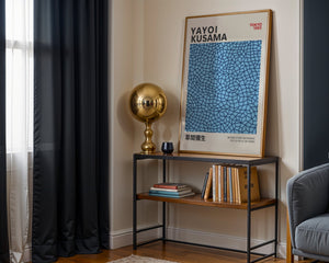 Yayoi Kusama - Blue Infinity Objects Plakat - 21 x 29.7 cm - Nellastore