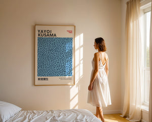 Yayoi Kusama - Blue Infinity Objects Plakat - 21 x 29.7 cm - Nellastore