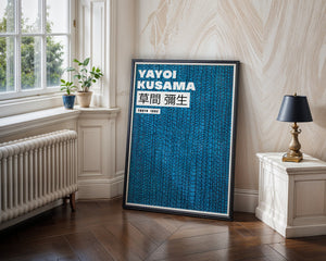 Yayoi Kusama - Blue Infinity Texture Plakat - 21 x 29.7 cm (A4) - Nellastore