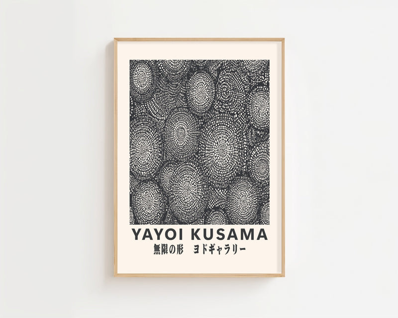 Yayoi Kusama - Circles On Circles Plakat - 21 x 29.7 cm - Nellastore