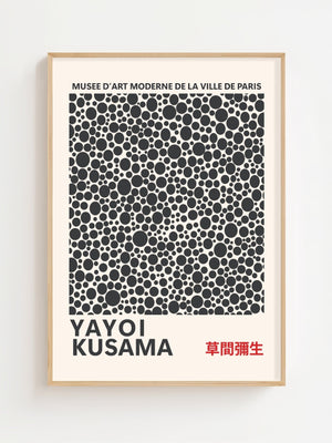 Yayoi Kusama - Disorienting Circles Plakat - 21 x 29.7 cm - Nellastore