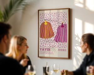 Yayoi Kusama - Dual Pumpkin Harmony Plakat - 21 x 29.7 cm (A4) - Nellastore