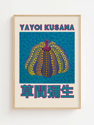 Yayoi Kusama - Electric Pumpkin Pulse Plakat - 21 x 29.7 cm (A4) - Nellastore