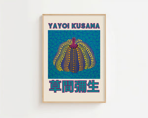 Yayoi Kusama - Electric Pumpkin Pulse Plakat - 21 x 29.7 cm (A4) - Nellastore