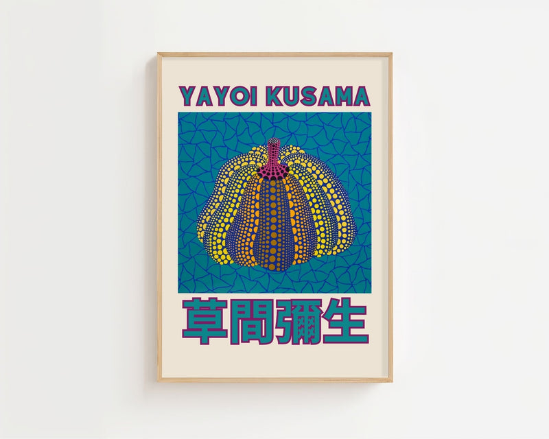 Yayoi Kusama - Electric Pumpkin Pulse Plakat - 21 x 29.7 cm (A4) - Nellastore