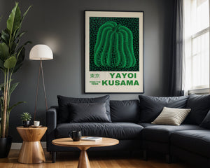 Yayoi Kusama - Emerald Net Pumpkin Plakat - 21 x 29.7 cm (A4) - Nellastore