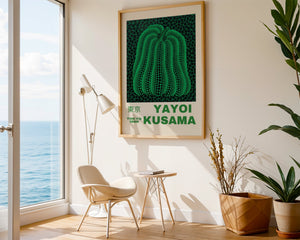 Yayoi Kusama - Emerald Net Pumpkin Plakat - 21 x 29.7 cm (A4) - Nellastore