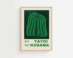Yayoi Kusama - Emerald Net Pumpkin Plakat - 21 x 29.7 cm (A4) - Nellastore