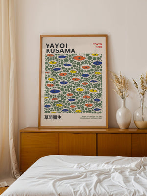 Yayoi Kusama - Eyes Flying In The Sky Plakat - 21 x 29.7 cm - Nellastore