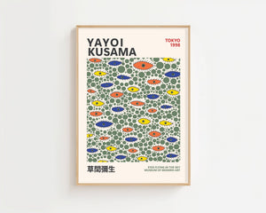 Yayoi Kusama - Eyes Flying In The Sky Plakat - 21 x 29.7 cm - Nellastore