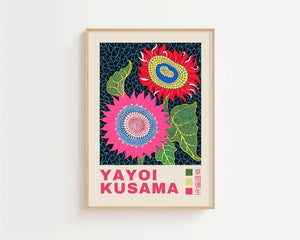 Yayoi Kusama - Floral Infinity Bloom Plakat - 21 x 29.7 cm (A4) - Nellastore