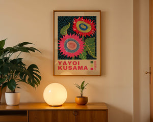 Yayoi Kusama - Floral Infinity Bloom Plakat - 21 x 29.7 cm (A4) - Nellastore