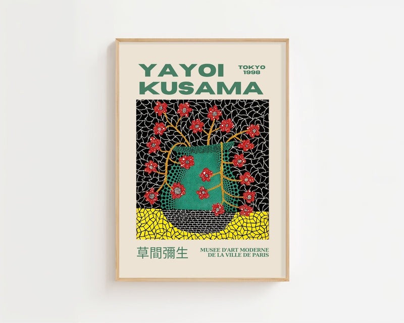 Yayoi Kusama - Floral Vessel Stillness Plakat - 21 x 29.7 cm (A4) - Nellastore