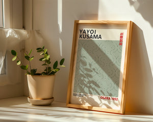 Yayoi Kusama - Green Infinite Royalty Plakat - 21 x 29.7 cm - Nellastore