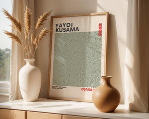 Yayoi Kusama - Green Infinite Wind Plakat - 21 x 29.7 cm (A4) - Nellastore