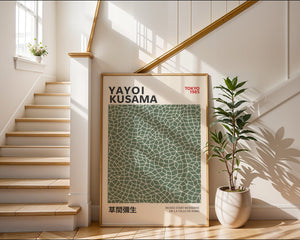 Yayoi Kusama - Green Infinity Objects Plakat - 21 x 29.7 cm - Nellastore