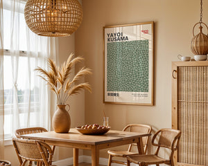 Yayoi Kusama - Green Infinity Objects Plakat - 21 x 29.7 cm - Nellastore