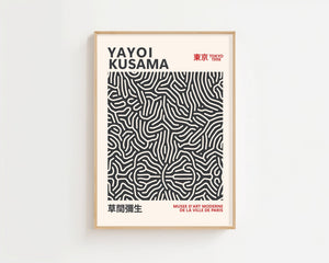 Yayoi Kusama - Infinite Maze Plakat - 21 x 29.7 cm - Nellastore