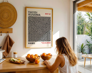 Yayoi Kusama - Infinite Maze Plakat - 21 x 29.7 cm - Nellastore