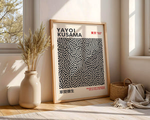Yayoi Kusama - Infinite Maze Plakat - 21 x 29.7 cm - Nellastore