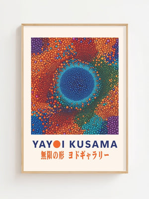 Yayoi Kusama - Infinity Shapes Plakat - 21 x 29.7 cm - Nellastore