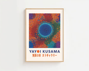 Yayoi Kusama - Infinity Shapes Plakat - 21 x 29.7 cm - Nellastore