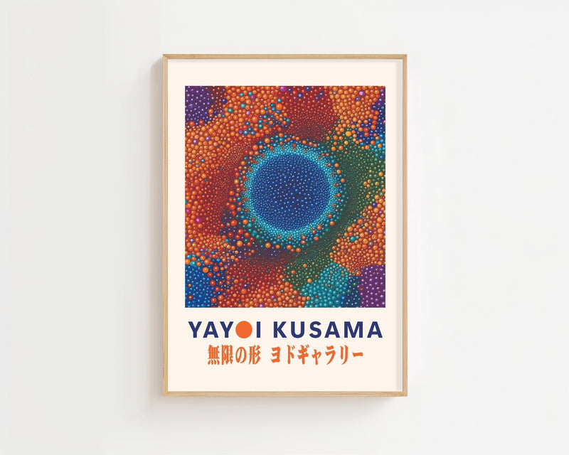 Yayoi Kusama - Infinity Shapes Plakat - 21 x 29.7 cm - Nellastore