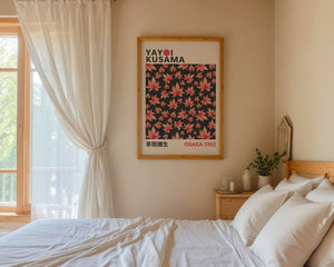 Yayoi Kusama - Maple Leaves Plakat - 21 x 29.7 cm - Nellastore