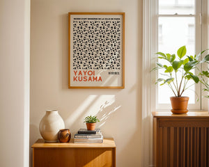 Yayoi Kusama - Minimal Dot Scatter Plakat - 21 x 29.7 cm (A4) - Nellastore