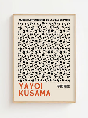 Yayoi Kusama - Minimal Dot Scatter Plakat - 21 x 29.7 cm (A4) - Nellastore